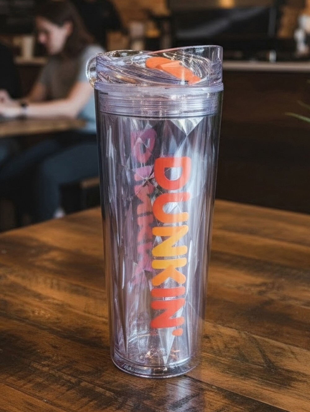 Dunkin (2025) 24oz Insulated Tumbler Acrylic Orange.